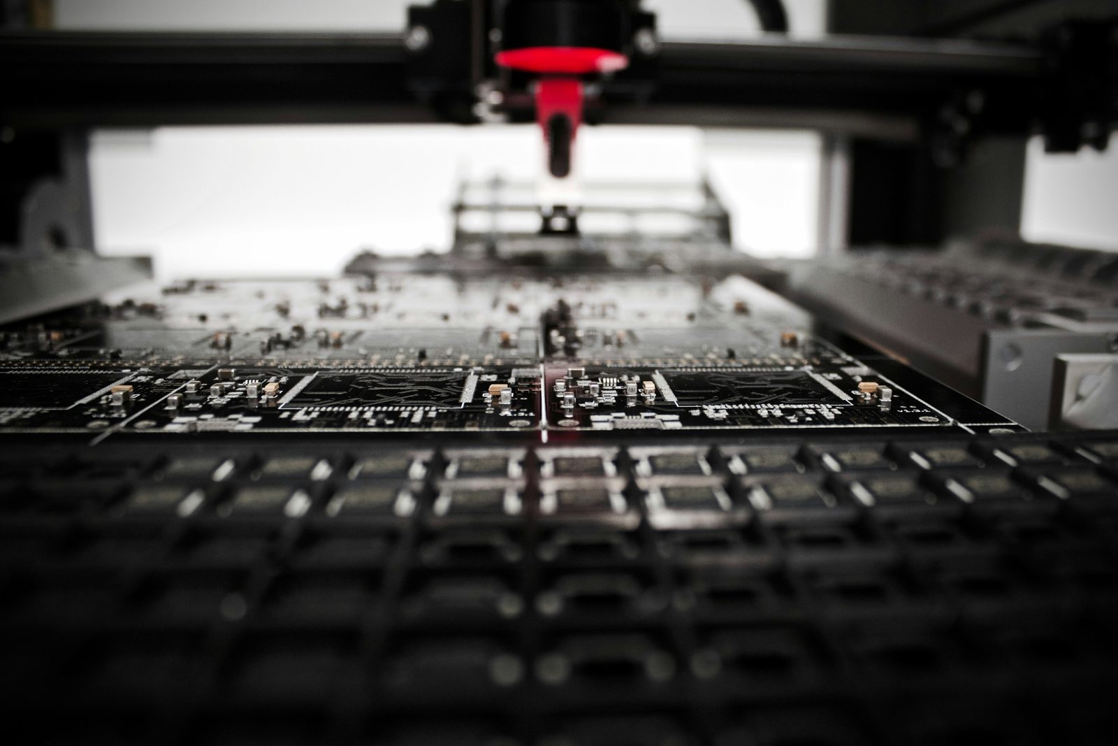 Server hardware being assembled and tested at a YOT LTD facility
